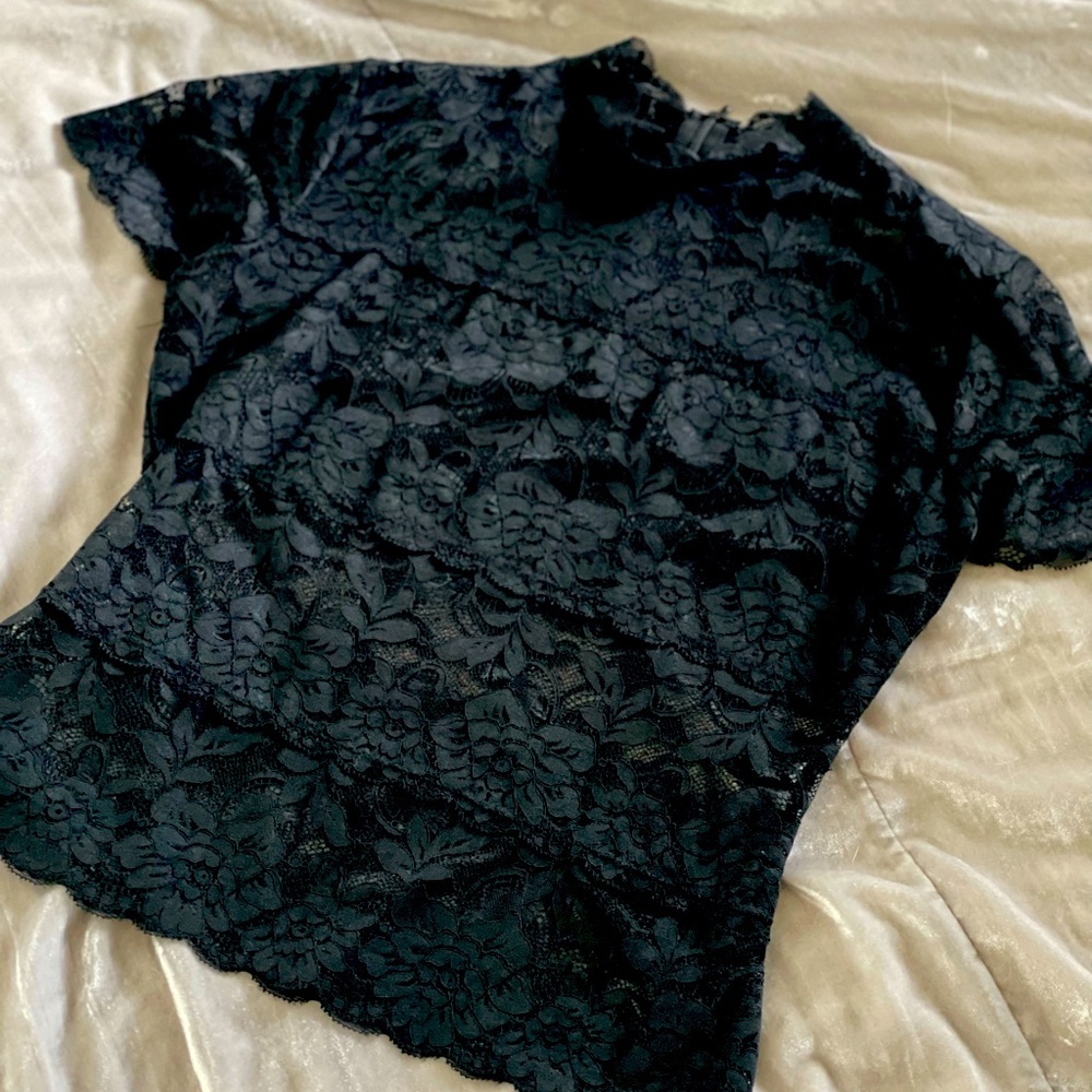 Guess Black Lace shirt